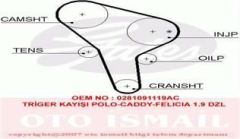 Gates 5564Xs Triger Eksantrik Kayışı Polo 94-01 1.9D 137X230