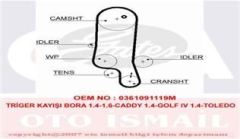 Gates 5565Xs Triger Eksantrik Kayışı Golf Iv V Polo 2000 Sonrası 1.4 16V A