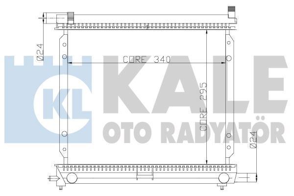 Kale 361300 Su Radyatörü Mercedes 190 200 220 230 200T 200Te 200