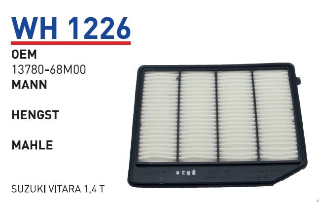 WUNDER WH1226 HAVA FİLTRESİ - SUZUKi ViTARA 1,4 T