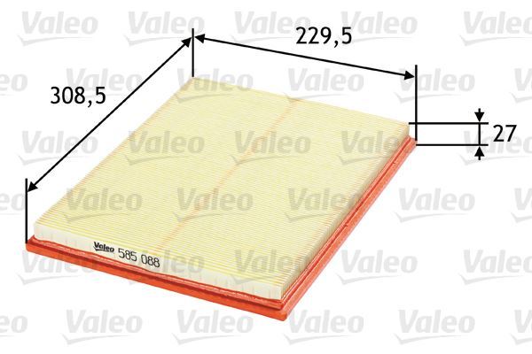 Valeo 585088 Hava Filtresi Opel Astra F 1.6I