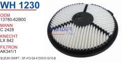 WUNDER WH1230 HAVA FİLTRESİ - SUZUKi SWiFT - SF 413-SA 413/G10 G/