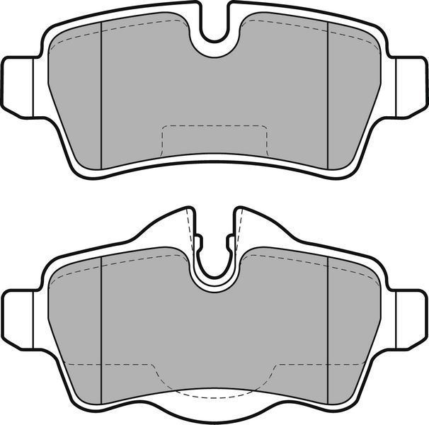 Delphi Lp2022 Fren Balatası Arka Clubman R55 R56 R50 R53 Clubvan
