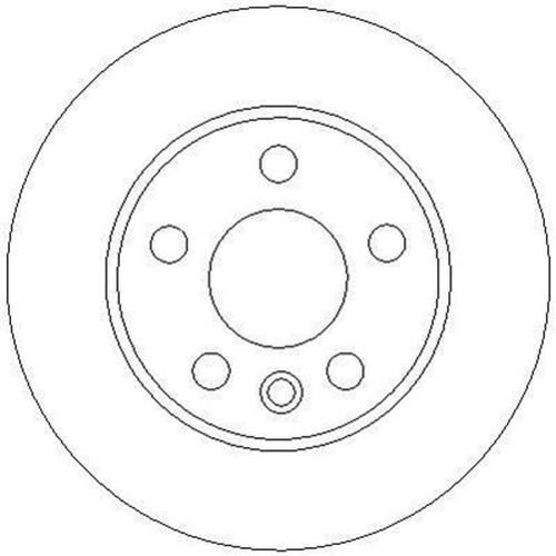 Ferodo Ddf1012 Fren Diski Arka Transporter T4 T4 1997-2003 Düz 280Mm