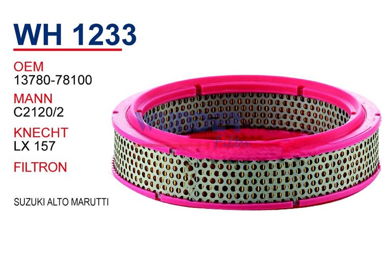 WUNDER WH1233 HAVA FİLTRESİ - SUZUKi ALTO - MARUTTi
