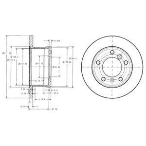 Delphi Bg3237 Fren Diski Arka Lt28-35 96-06 Lt28-46 96-06 / Sprın