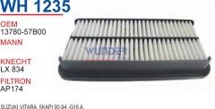 WUNDER WH1235 HAVA FİLTRESİ - SUZUKi ViTARA 5KAPI 90-94 -G16 A