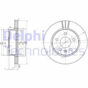Delphi Bg3296 Fren Diski Tk Mercedes V200 V220 V230 V280 Vıto 95-