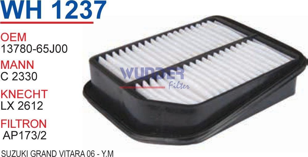 WUNDER WH1237 HAVA FİLTRESİ - SUZUKi GRAND ViTARA 06 - Y.M