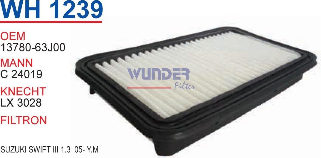WUNDER WH1239 HAVA FİLTRESİ - SUZUKi SWiFT III 1.3 05- Y.M