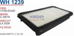 WUNDER WH1239 HAVA FİLTRESİ - SUZUKi SWiFT III 1.3 05- Y.M