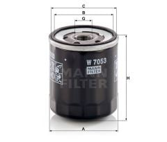 Mann W7053 Yağ Filtresi Ducato / 106 205 306 405 406 Boxer / Ax Z
