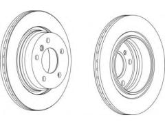Ferodo Ddf1073 Fren Diski Arka Bmw 3 E46 98-