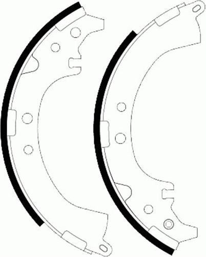 Ferodo Fsb564 Kampana Balata Camry 91-96 Rav4 94-05 / Terıos 97-0