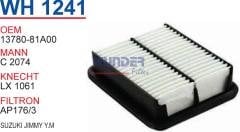 WUNDER WH1241 HAVA FİLTRESİ - SUZUKi JiMMY Y.M
