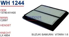 WUNDER WH1244 HAVA  FİLTRESİ - SUZUKİ VİTARA 1,6-1,6 İ CABRİO 81-