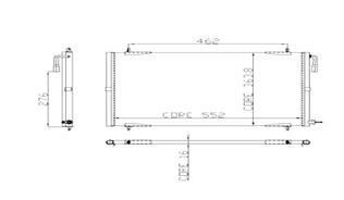 Kale 200Abc010 Klima Radyatörü 206 1998 Sonrası 556X364X16