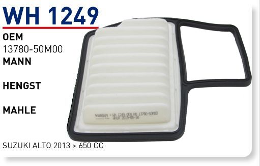 WUNDER WH1249 HAVA FİLTRESİ - SUZUKI ALTO 2013 - 650 CC