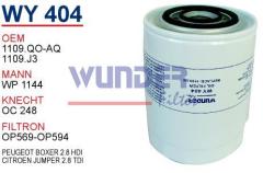 WUNDER WY404 YAĞ FİLTRESİ - PEUGEOT BOXER 2.8 HDI