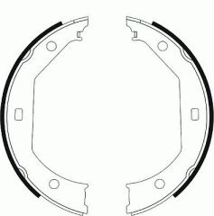 Ferodo Fsb585 El Fren Balatası Bmw 1  E81 E87 E88 E82 Bmw 2  F22