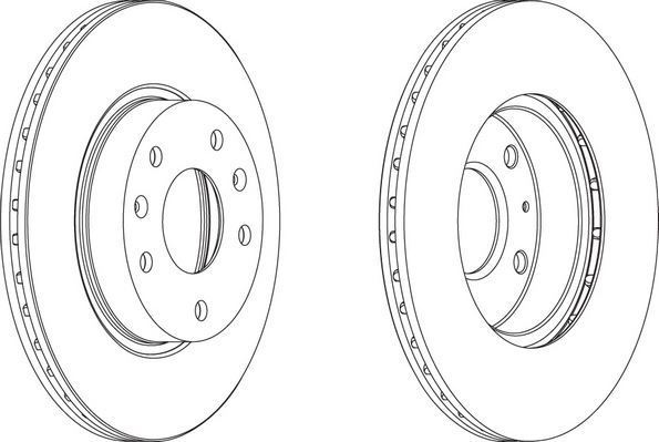 Ferodo Ddf1151 Fren Diski Ön Freelander 98-06 Havalı 277Mm