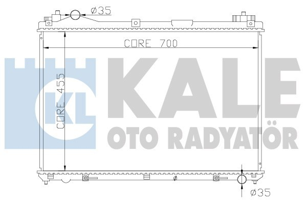 Kale 365400 Radyatör Suzukı Grand Vıtara Iı Al Pl Brz 450X698X16