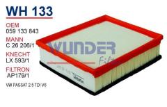 WUNDER WH133 HAVA FİLTRESİ - VOLKSWAGEN PASSAT 2.5 TDI V6