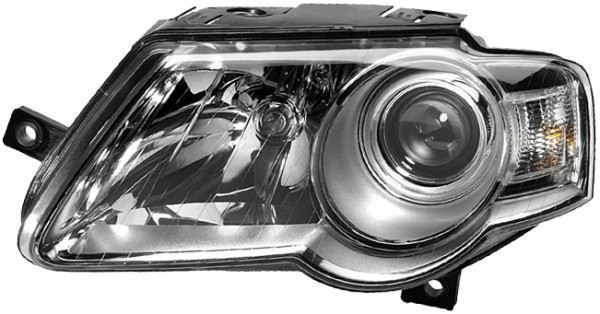 Hella 1El247014-011 Far Sol + Sinyal Passat 2005 Sonrası Elektrikli H7+H7