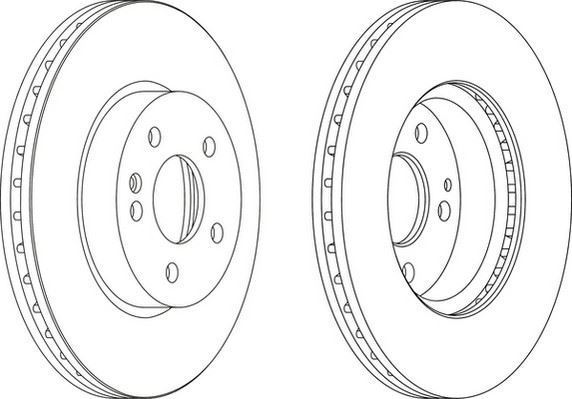 Ferodo Ddf1203 Fren Diski Ön V-Class W447  2014 Sonrası Vıano W639 2003 Sonrası Vıto