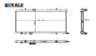 Kale 2043011Ab Su Radyatörü 307 / Xsara C4 Berlıngo 1.6İ 16V 1.4İ