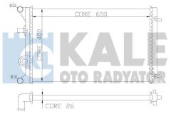 Kale 366400 Su Radyatörü Golf Iv 1998 Sonrası Bora 1998 Sonrası 1.4 16V 1.6I 1.6 16