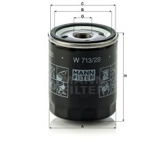 Mann W71328 Yağ Filtresi 25 45 75 100 200 400 800 / Freelander 1.