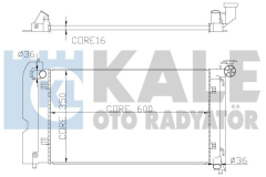 Kale 366800 Radyatör Avensıs Corolla Al Pl Brz 600X436X16