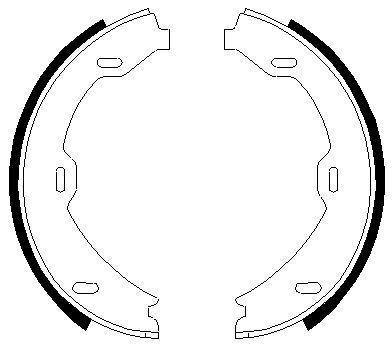 Ferodo Fsb647 El Fren Balatası Mercedes W220 S280 S320 S350 S430