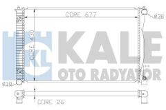 Kale 367500 Su Radyatörü Passat B5 1997 Sonrası 1.6I 1.8I 1.8T 1.9 Tdı 2.0