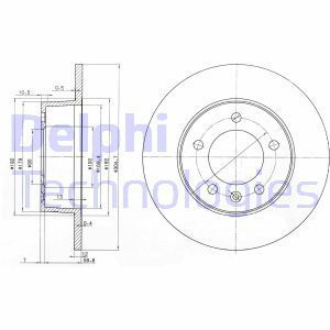 Delphi Bg3681 Fren Diski Tk Nıssan Interstar / Opel Movano / Rena