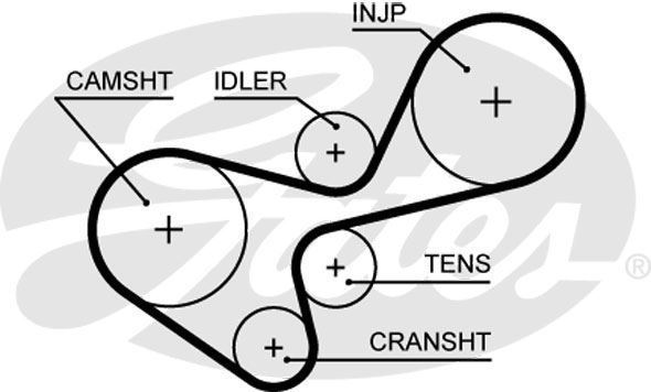 Gates 5639Xs Triger Eksantrik Kayışı 119×320 Great Wall Hover Haf