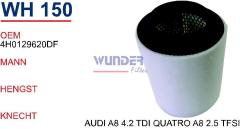 WUNDER WH150 HAVA FİLTRESİ - AUDİ A8 4,2 TDİ QUATRO - A8 2,5 TFSİ