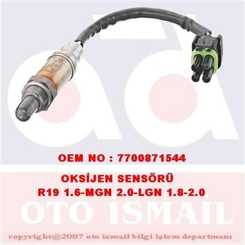 Bosch 258003644 Oksijen/Lambda Sensörü R19 Megane I Laguna I 1.6 2.0 8V