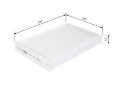 Bosch 1987432538 Polen Filtresi Talento  2016 Sonrası / Scenıc Iıı 2009 Sonrası Gran