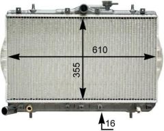 Kale 2402021Ab Su Radyatörü Accent 95-00 1.3 1.5 Mt Excel 95-