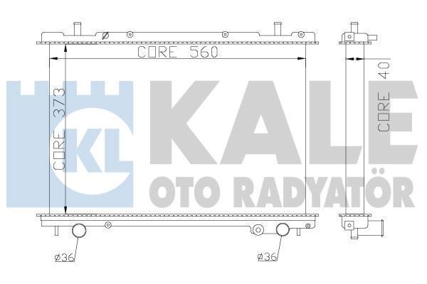 Kale 368400 Su Radyatörü Marea 1996 Sonrası Brava 1.9 Jtd 1995 Sonrası Mt Ac Bravo
