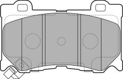Delphi Lp2156 Fren Balatası Ön 370Z 2003 Sonrası / G37 Fx50 Qx70