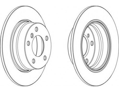 Ferodo Ddf1303 Fren Diski Arka Bmw 1 E87 04-