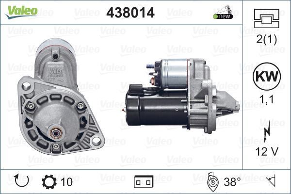Valeo 438014 Marş Motoru Astra F Vectra A 1.8 2.0