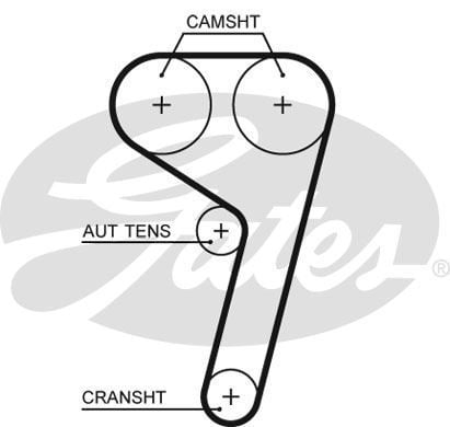 Gates 5669Xs Triger Eksantrik Kayışı 117×220 Ford Cmax 1.6  2010 Sonrası Fo
