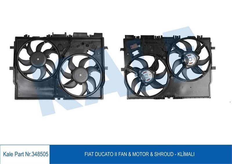 Kale 348505 Fan Motoru Davlumbazlı Ducato Boxer Jumper Iıı 2.2Hdı