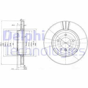 Delphi Bg3830 Fren Diski Tk Bmw 330 Z4 01/00- On