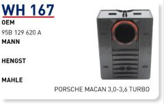WUNDER WH167 HAVA FİLTRESİ - PORSCHE MACAN 3,0-3,6 TURBO