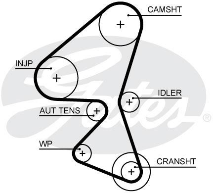 Gates 5688Xs Triger Kayışı Ford : Fiesta Mondeo Courier Connect B
